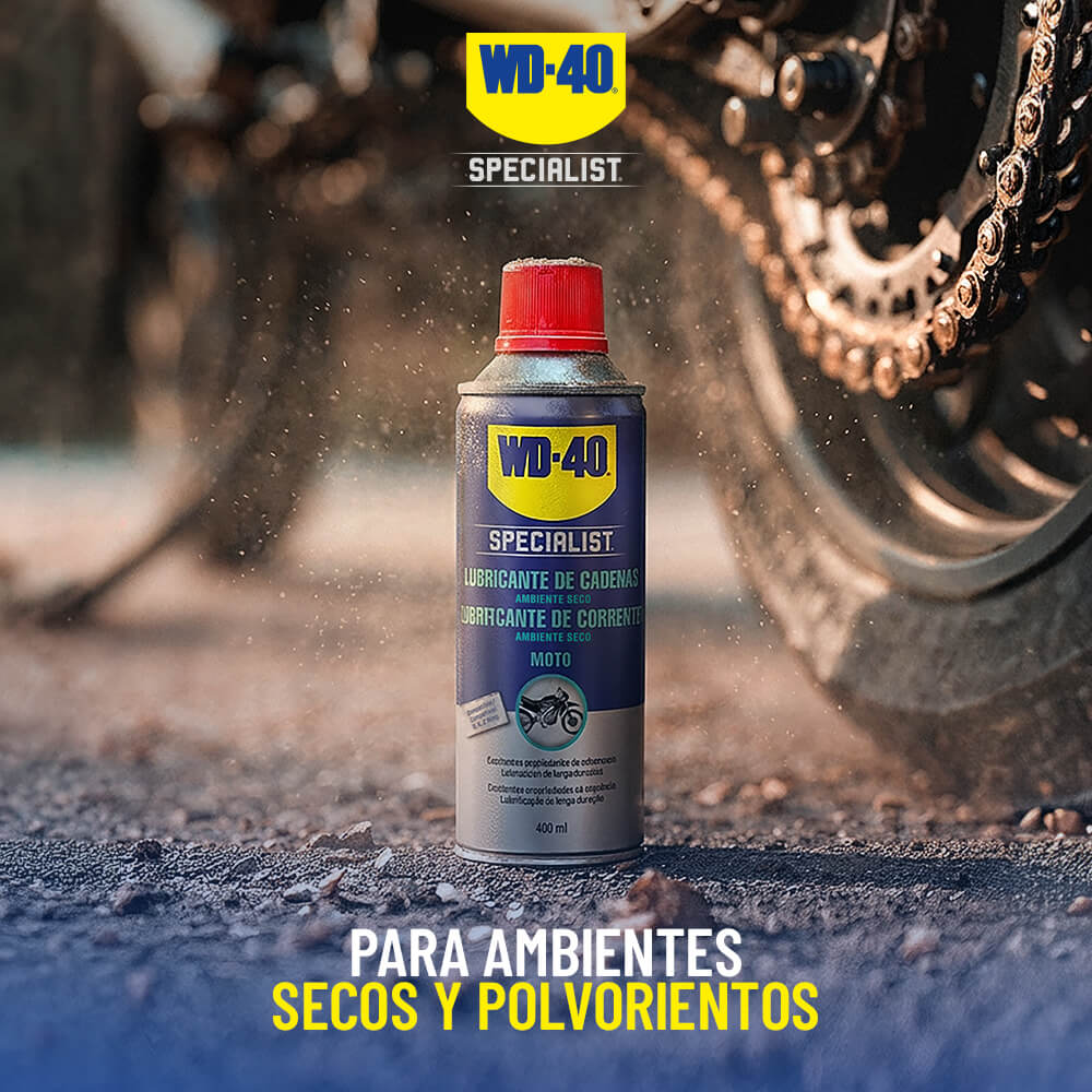 wd40 moto lubricante cadenas ambiente seco