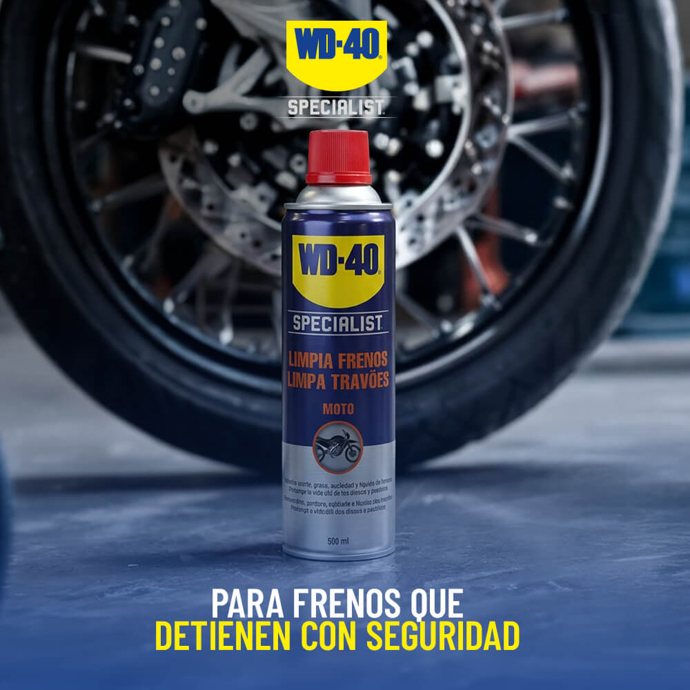 wd40 moto limpia frenos