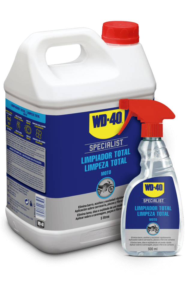WD-40 Specialist Moto - Pulvérisateur - Nettoyant polyvalent - Compatible tous matériaux - Efficacité immédiate - 500 ml