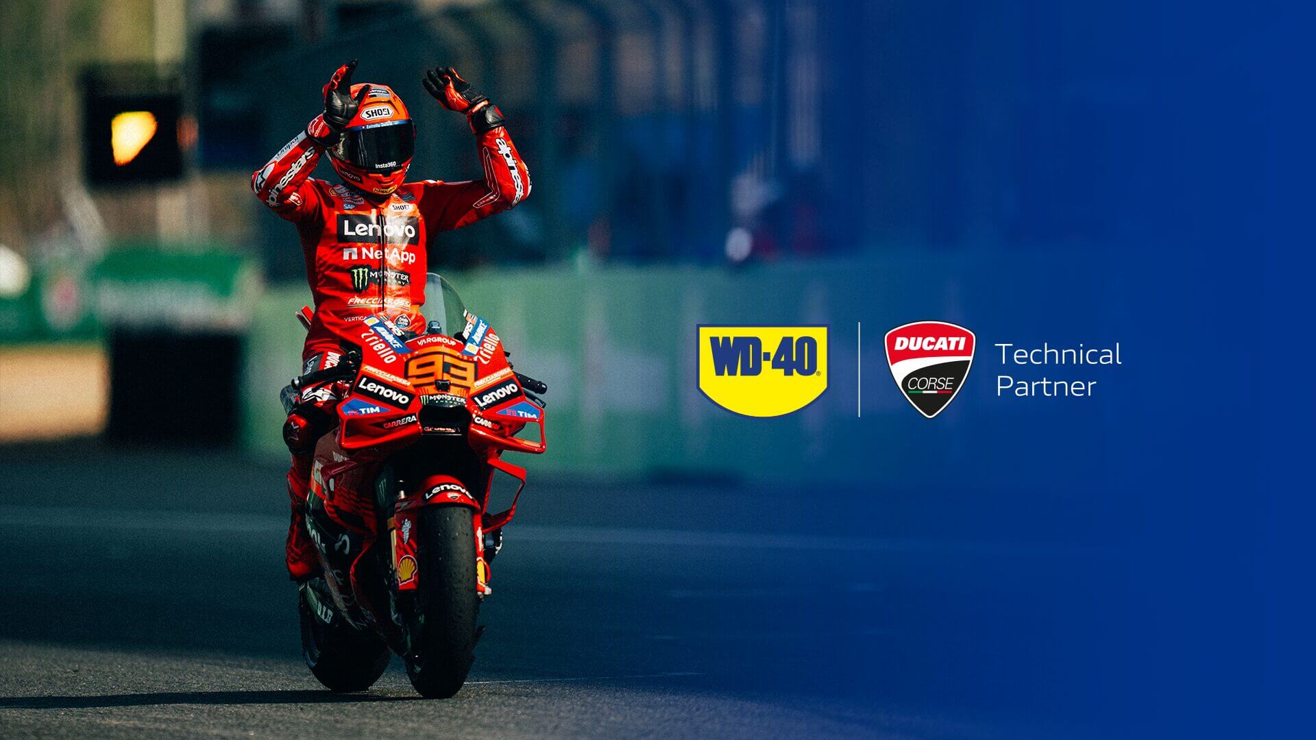 WD-40 sponsor técnico Ducati MotoGP