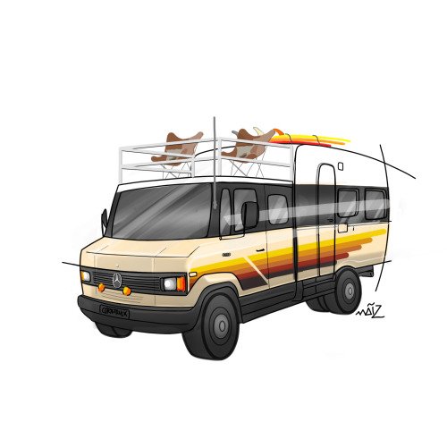 Camper Truck Mercedes 811D
