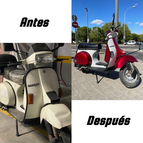 Restauración Vespa Tx200 1989